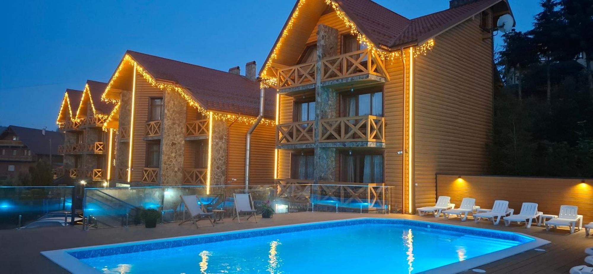 Karpatski Zori Hotel Bukovel Kültér fotó